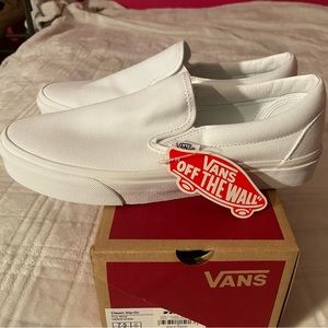 VANS CLASSIC SLIP-ON-WHITE